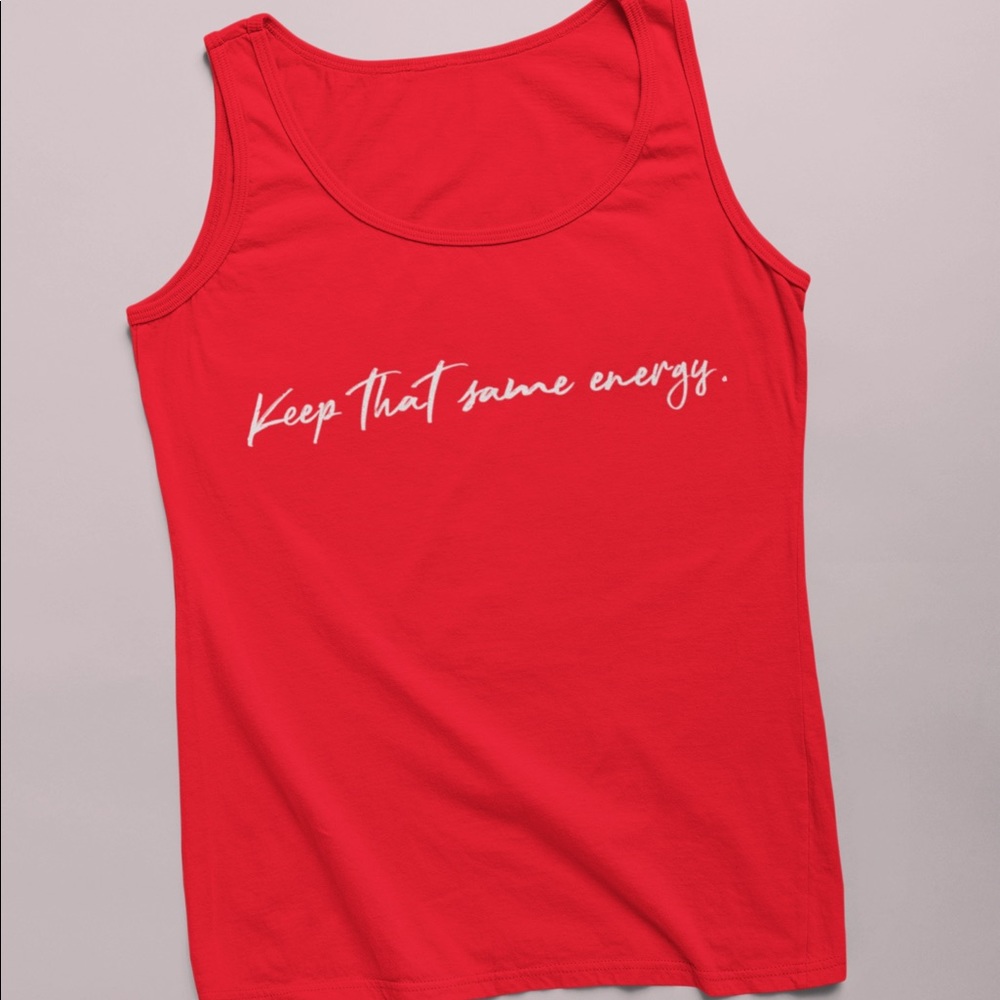Keep that same energy tank top
